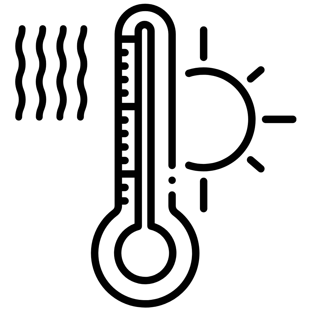 Temperature and humidity optimization icon