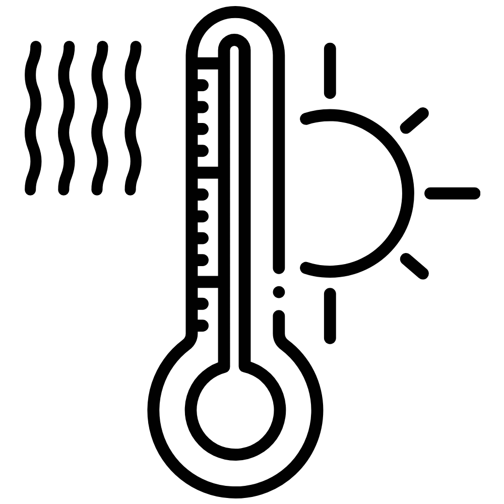 Temperature and humidity optimization icon