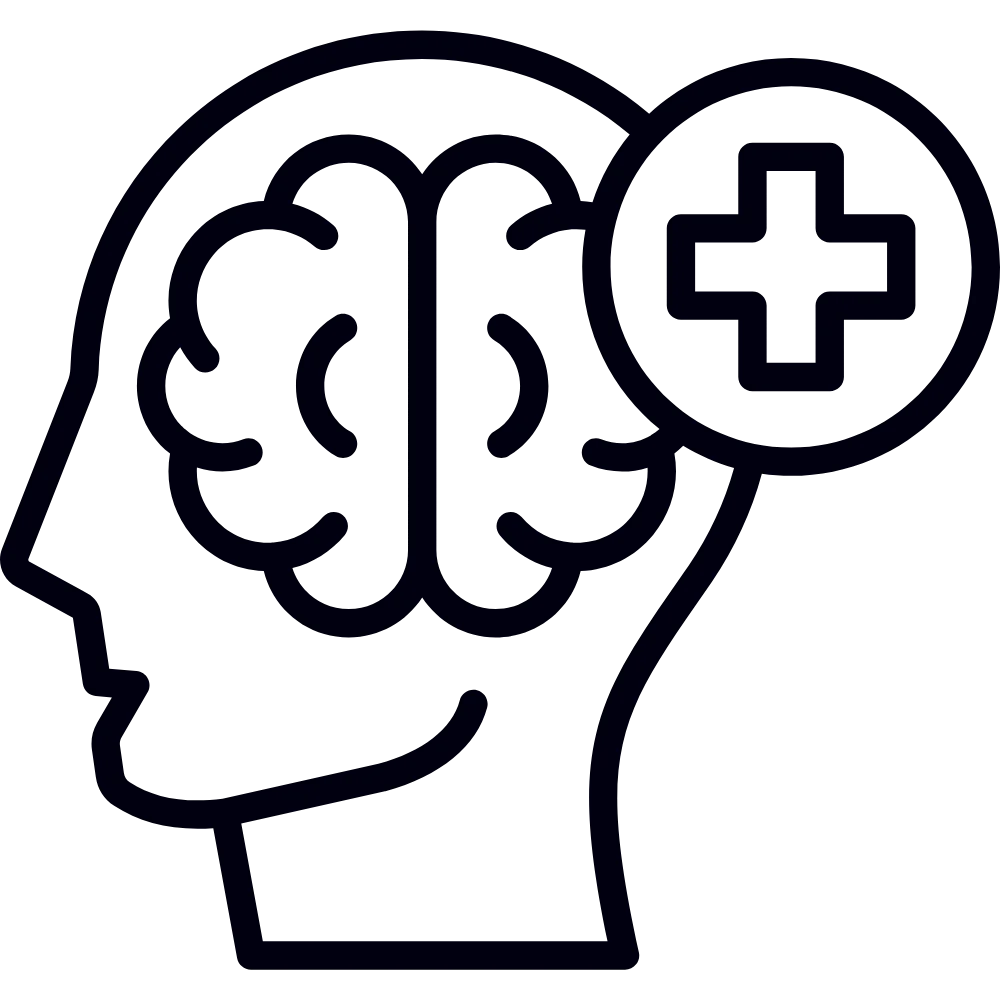 Mental health restoration icon